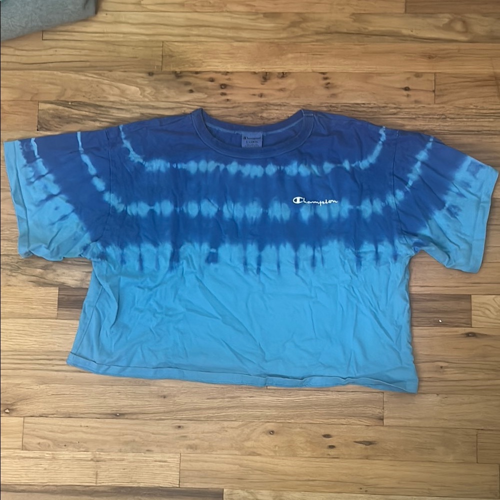 Champion Kids Ocean Blue Tie-Dye Tee